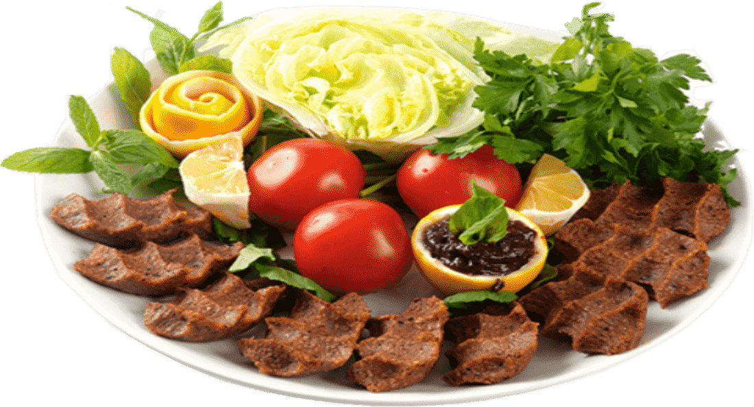 toptan çiğköfte tabak sunumu üretim ve satış